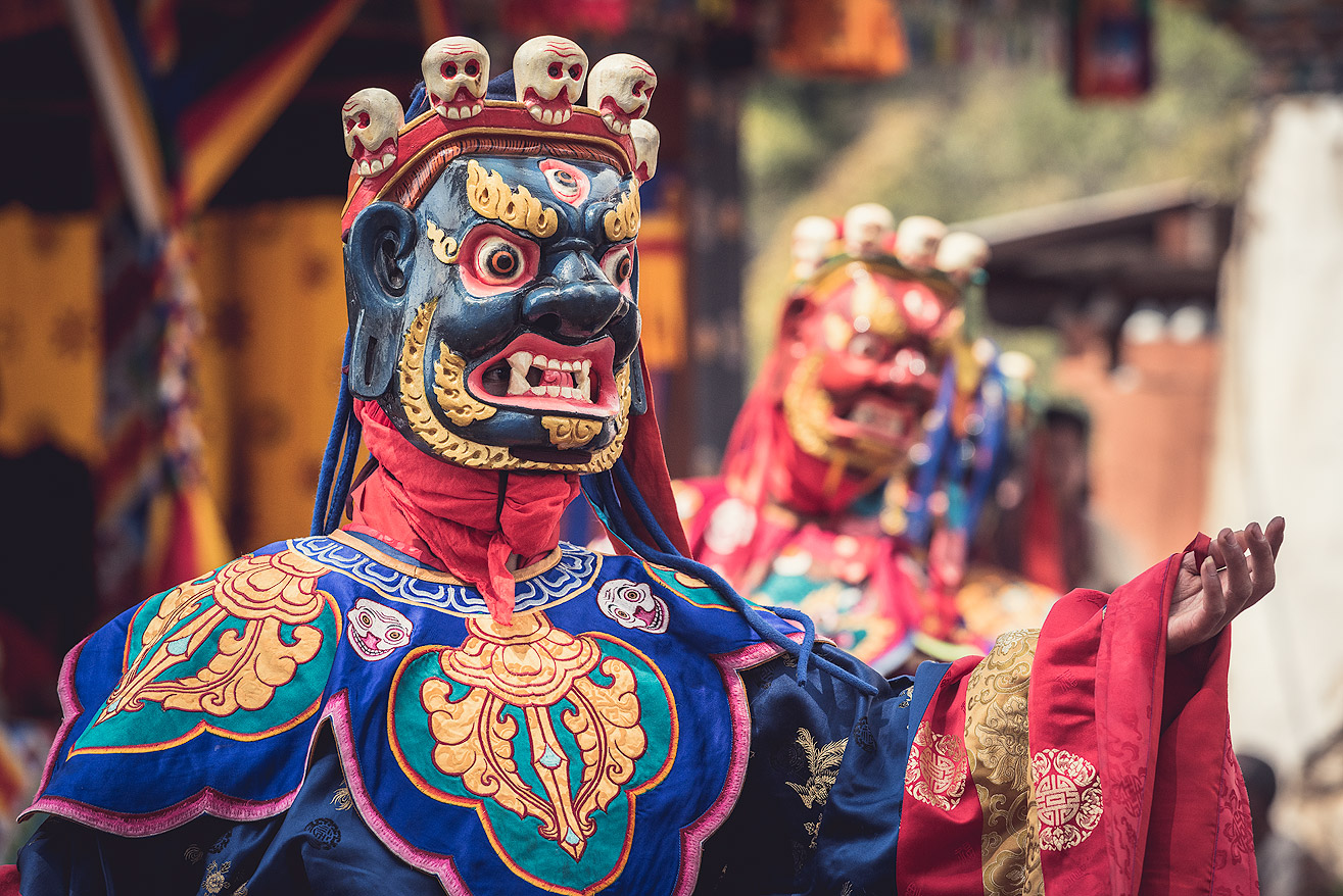 Dance of the Terrifying Deities, Gasa Tshechu, Bhutan, Nils Leonhardt