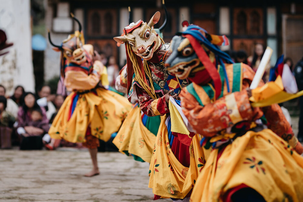 Festivals of Bhutan, Gasa Tshechu, Gasa, Bhutan by Nils Leonhardt