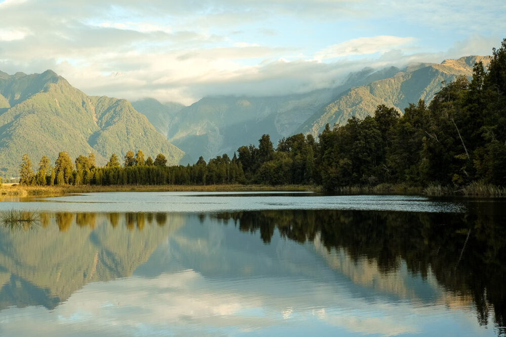 Lake Matheson, West Coast, New Zealand by Nils Leonhardt